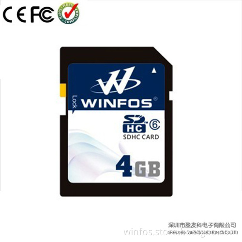 Winfos 4GB Class 10 High Speed SDHC Card with Real Capacity (W-SDHC-004)